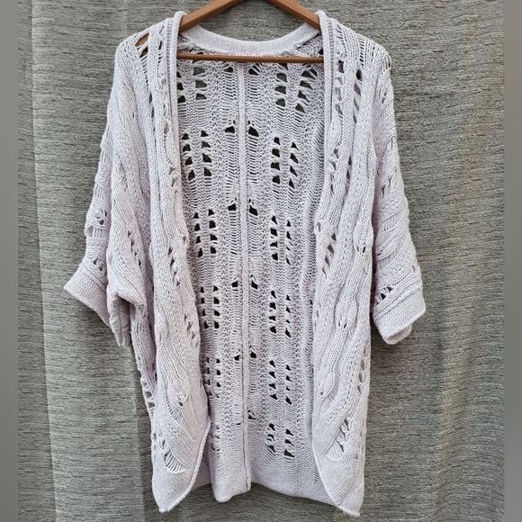 Calypso St. Barth Chic Knit Cardigan short sleeve alpaca wool blend - Picture 12 of 12